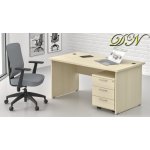 NABYTEK-DESIGNOVY.CZ - ZE 1.2 12 Sestava kancelářského nábytku Komfort 1.2 javor – Zboží Dáma