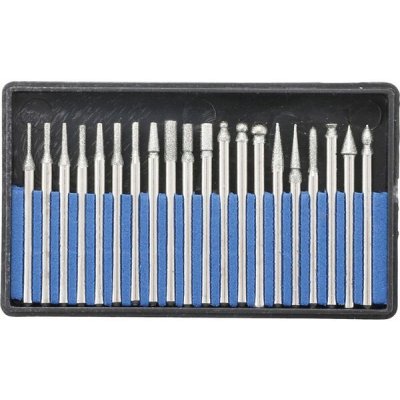 BGS technic Brusná a frézovací tělíska, diamantová, dřík 3 mm, sada 20 ks - BGS 1607 – HobbyKompas.cz