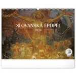 Presco Group Nástěnný Slovanská epopej Alfons Mucha 48 × 33 cm 2024 – Zboží Mobilmania