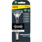 Wilkinson Sword Quattro Titanium Sensitive + 5 ks hlavic – Zbozi.Blesk.cz