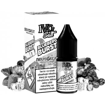 IVG E-Liquids Salt Blueberg Burst 10 ml 10 mg