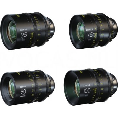 DZO Optics DZOFILM Vespid 4 Lens Kit PL (25,75,100 T2.1, Macro 90 T2.8) – Zboží Mobilmania