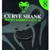 Rybářské háčky Viper tackle CURVE SHANK vel.8 10ks