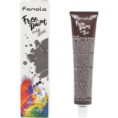 Fanola Free paint barvy na vlasy Cold Steel 60 ml – Zbozi.Blesk.cz