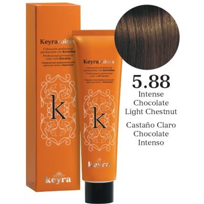 Keyra Barva na vlasy 5.88 Intenzivní čokoládový světlý kaštan