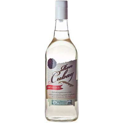 Ron Cubay Carta Blanca Rum 38% 1 l (holá láhev)