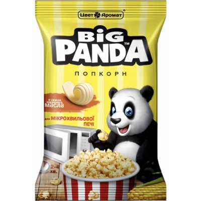 Big Panda popcorn do mikrovlnky Máslový 100 g – Zboží Dáma