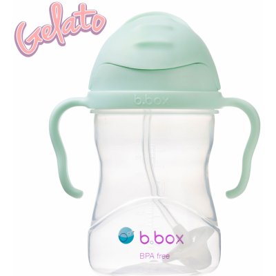 B.box hrneček s brčkem pistáciová 240 ml – Zboží Dáma