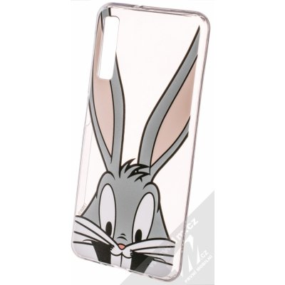 Pouzdro Warner Bros Looney Tunes Bugs Bunny 001 TPU ochranné silikonové s motivem Samsung Galaxy A7 2018 čiré