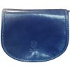 Kabelka Vera Pelle kožená crossbody mini modrá 8720 mini blue