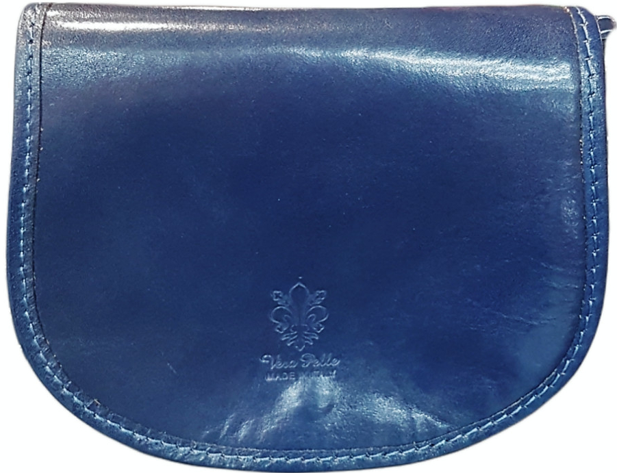 Vera Pelle kožená crossbody mini modrá 8720 mini blue