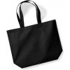 Nákupní taška a košík Westford Mill Maxi nákupní taška WM125 Black 35x39x13,5 cm