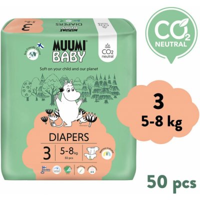 Muumi Baby 3 Midi 5-8 kg eko 25 ks