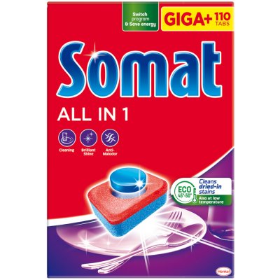 Somat All in 1 Extra tablety do myčky 110 ks – Zbozi.Blesk.cz