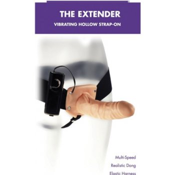 Seven Creations Strap-on Vibrating Hollow Extender