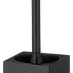 Kela WC sada Cube polyresin černá – Hledejceny.cz