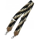 BARWA Textilní popruh s karabinami 5 cm /béž-mocca-šedý-černý – Zboží Dáma