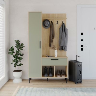 Houseland Acton dub safírový popelavě zelená – Hledejceny.cz