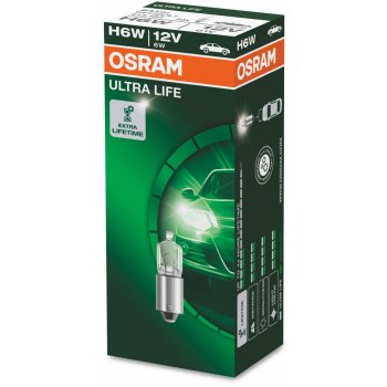 Osram Ultra Life H6W BAX9s 12V 6W