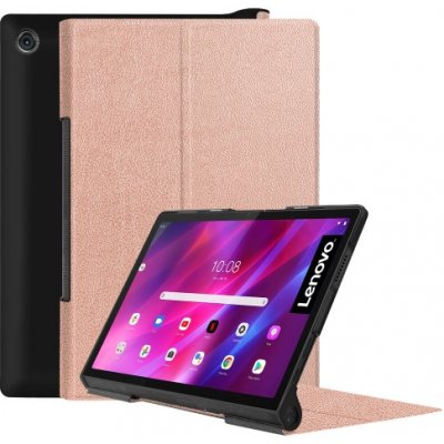 Protemio Leather zaklapovací obal Lenovo Yoga Tab 11 34645 růžovozlatý