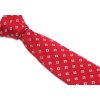 Kravata Pánská kravata s mašličkami červená