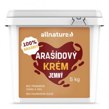 Allnature Arašídové máslo jemné 5 kg