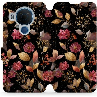 Mobiwear - Nokia 5.4 - V171S Zlatavé lístky a květy – Zboží Mobilmania