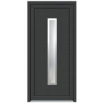 Solid Elements Vchodové dveře Hanna In, 90 P, 1000 × 2100 mm, plast, pravé, antracit, prosklené W1DRBCZTK2.0019 – Zboží Mobilmania