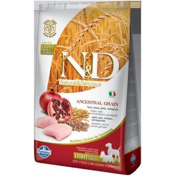 N&D Ancestral Grain Dog Senior Mini Chicken & Pomegranate 2,5 kg