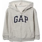 GAP V-FRCH Heritage Logo chlapecká mikina šedá – Zboží Dáma