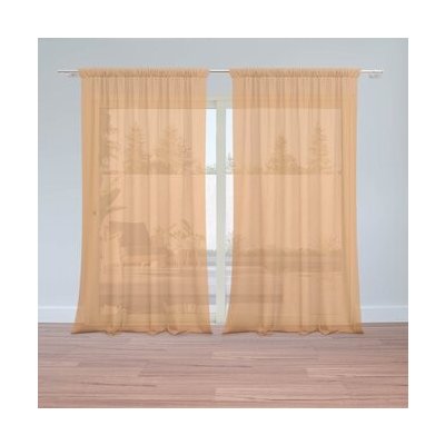 Sablio Záclony Mandarinková: 2ks 150x250cm – Hledejceny.cz