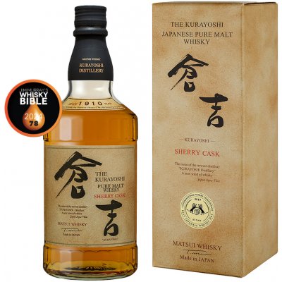Kurayoshi Sherry Cask Japanese Whisky 43% 0,7 l (karton)