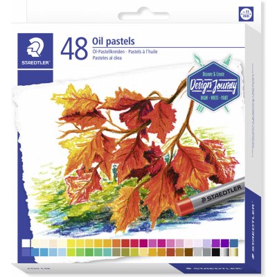 STAEDTLER Olejové pastely "Design Journey" sada 48 barev – Zboží Mobilmania