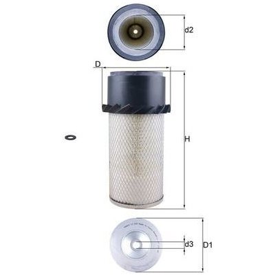 Vzduchový filtr MAHLE LX 649 – Hledejceny.cz