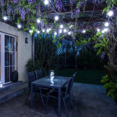 DecoLED Party osvětlení 5 m 10 ledově bílých LED IP67 PGX510 – Hledejceny.cz