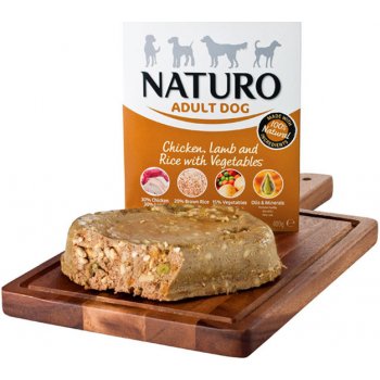 Naturo Adult Chicken Lamb & Rice with Vegetables 400 g