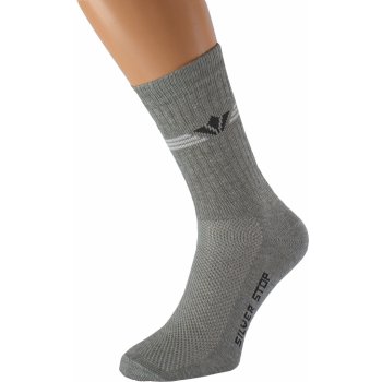 Kuks Bavlněné ponožky proti zápachu nohou OTO Světle šedé