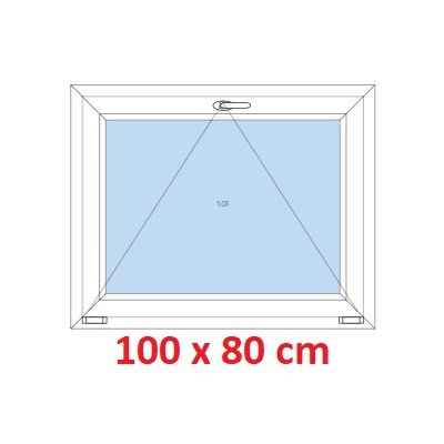 Soft Plastové okno 100x80 cm sklopné – HobbyKompas.cz