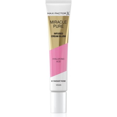 Max Factor Miracle Pure krémová tvářenka 01 Radiant Rose 15 ml – Zboží Mobilmania