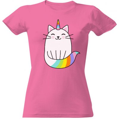 Tričko s potiskem Kočkorožec dámské Růžová – Zboží Dáma