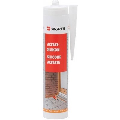 WURTH Acetátový silikon šedý 310 ml