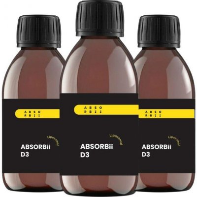 3× ABSORBii D3 lipozomální vitamin 200 ml – Hledejceny.cz