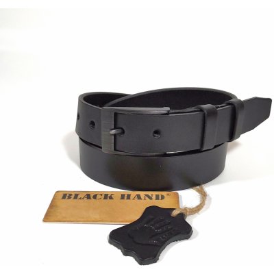 Black Hand kožený pásek 034-98 černý – Zboží Dáma