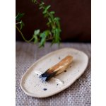 Nayavita Yoga vykuřovací keramická miska Rustic Ash – Zboží Dáma