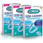 Corega Pro Cleanser Orthodontics čisticí tablety 3 x 30 ks – Hledejceny.cz