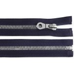 Prima-obchod Kostěný zip, imitace kovu No 8 délka 80 cm bundový, barva 330 modrá tmavá – Hledejceny.cz