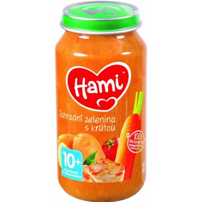 Hami Zahradní zelenina s krůtou 250 g – Zboží Dáma