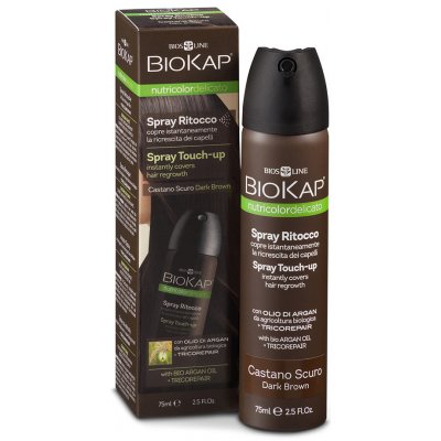 Biokap NutriColor Delicato Spray Touch Up Hnědá světlá 75 ml – Zboží Mobilmania