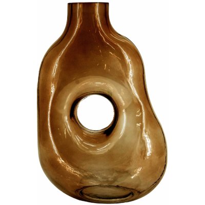 By-Boo Hnědá skleněná váza Nana 26 cm – Hledejceny.cz