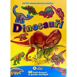 Akční samolepková knížka Dinosauři